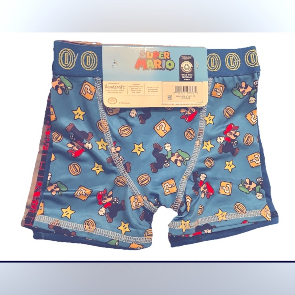 4 pack Super Mario Boys’ Boxer Briefs - Size 4 small